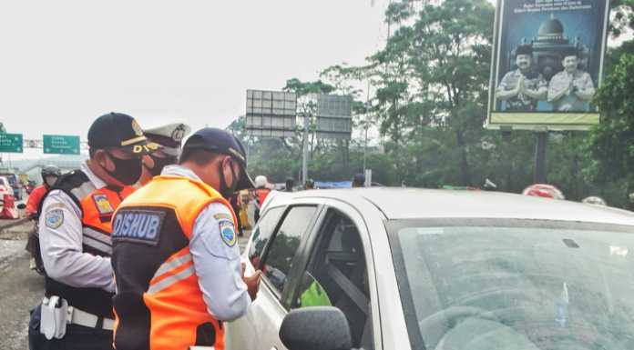 Jumlah Pelanggar PSBB Kian Menurun di Simpang Ciawi