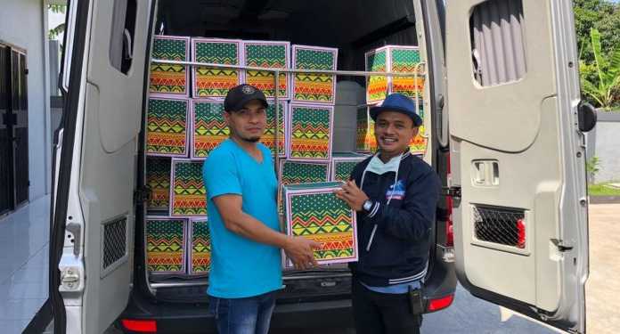 DPD Demokrat Jawa barat Bagikan 100 Paket Sembako