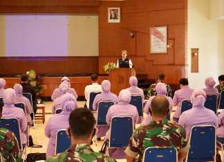 Pengurus dan Anggota IKKT Paspampres Antusias Ikuti Sosialisasi Covid-19