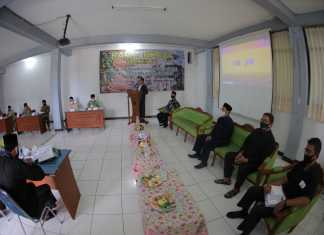 Wali Kota Bogor Bima Arya membuka Rapat Kerja IV Dewan Kemakmuran Masjid Agung Kota Bogor di Gedung PPIB