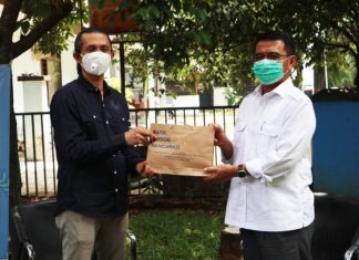 Ade Sarip Hidayat silaturahmi ke PWI Kota Bogor