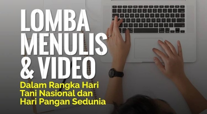 Lomba menulis dan video Tani Center IPB University.