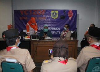 Bupati Bogor buka JOTA JOTI Pramuka