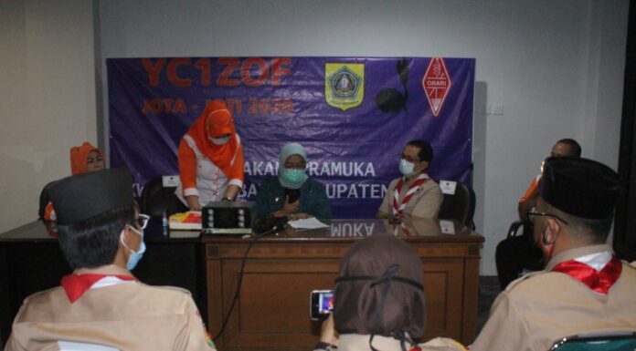 Bupati Bogor buka JOTA JOTI Pramuka