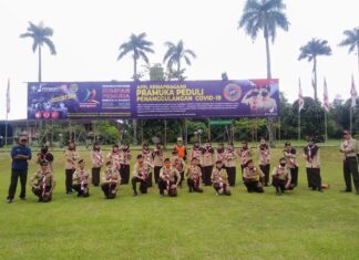 Pramuka Peduli Kabupaten Bogor Ikuti Apel Kesiapsiagaan Tingkat Nasional