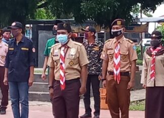 Pramuka Kwarran Jonggol ikuti GeMa