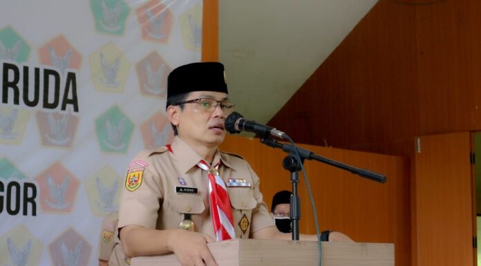 Inagurasi Pramuka Garuda, Ketua Kwarcab: Kita jadikan Kabupaten Bogor sebagai Kabupaten Pramuka Ketua Kwarcab: Kita Jadikan Kabupaten Bogor Menjadi Kabupaten Pramuka