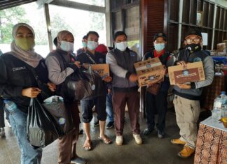 Forum Komunikasi P4GN Kabupaten Bogor Berikan Bantuan untuk Korban Banjir Bandang Puncak