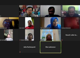 Rapat koordinasi virtual Bina Muda Kwarcab Bogor
