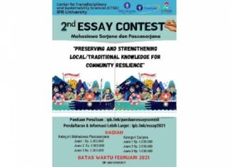 CTSS IPB University Selenggarakan Lomba Essay