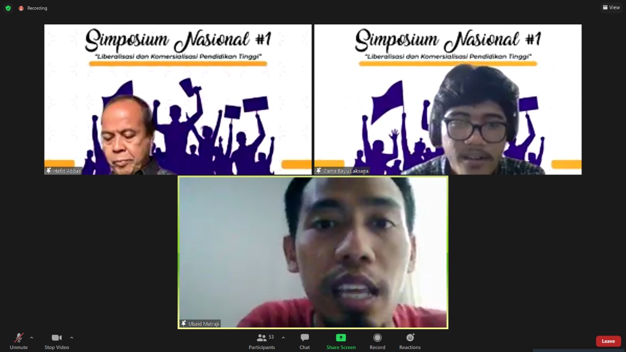 Simposium Nasional BEM KM IPB Bahas Liberalisasi dan Komersialisasi Pendidikan Tinggi