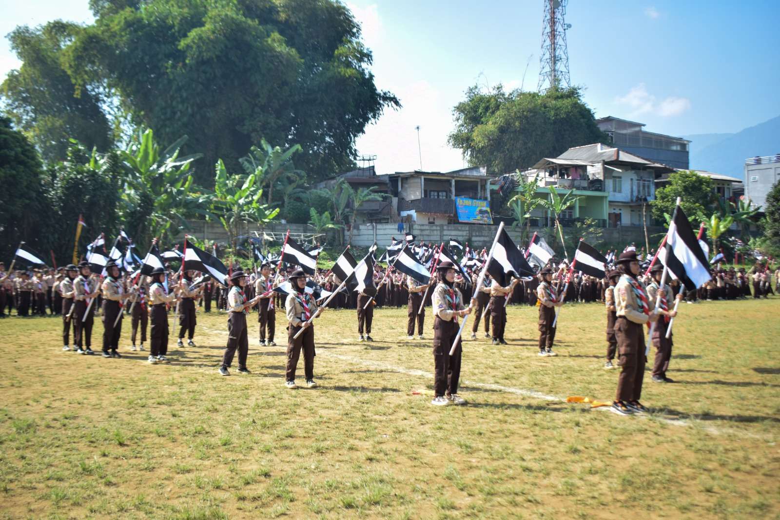 Unjuk Gelar Meriahkan Peringatan Hari Pramuka ke-63 Tingkat Kwarran Cisarua