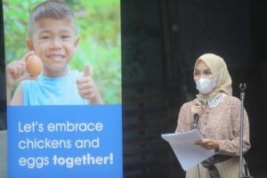 Yantie Rachim Apresiasi  PT Ceva Animal Health Indonesia Cegah Stunting